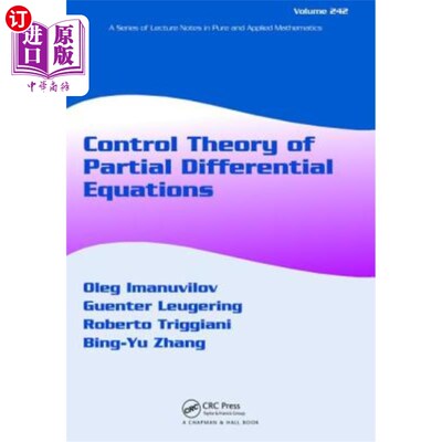 海外直订Control Theory of Partial Differential Equations 偏微分方程的控制理论