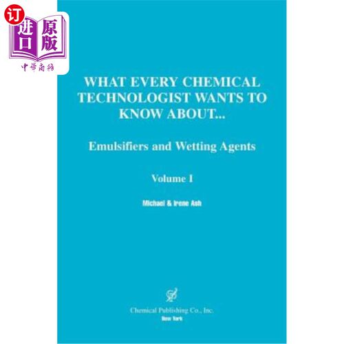 海外直订Emulsifier and Wetting Agents 乳化剂和润湿剂