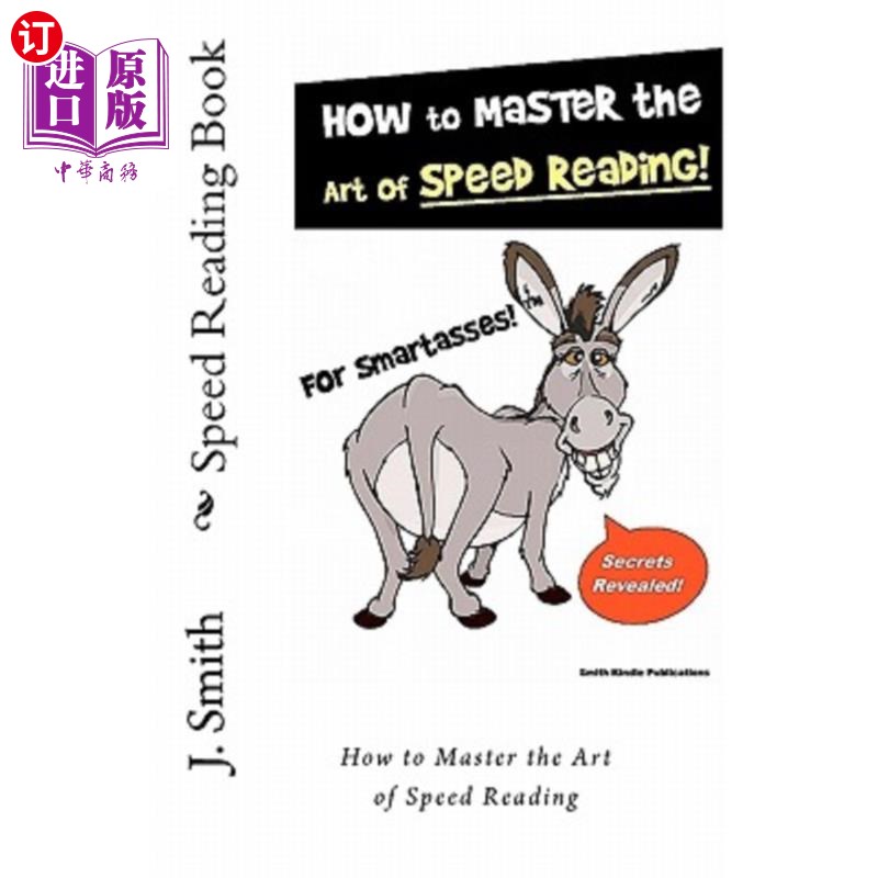 海外直订Speed Reading Book: How to Master the Art of Speed Reading 速读书:如何掌握速读艺术