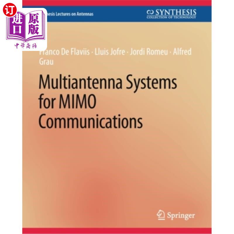 海外直订Multiantenna Systems for MIMO Communications MIMO通信用多天线系统