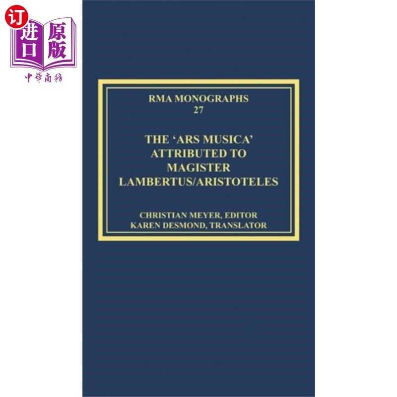 海外直订'Ars musica' Attributed to Magister Lambertus/Ar... “Ars music”出自总督兰伯特斯/亚里士多德之手