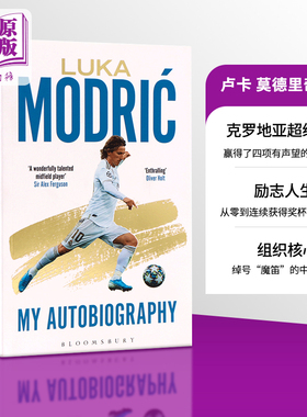 卢卡 莫德里奇 自传传记 魔笛 西甲皇马 英文原版 Luka Modric Official Autobiography Robert Matteoni【中商原版】