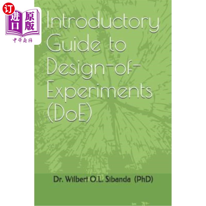 海外直订Introductory Guide to Design-Of-Experiments (Doe) 实验设计导论（DOE）