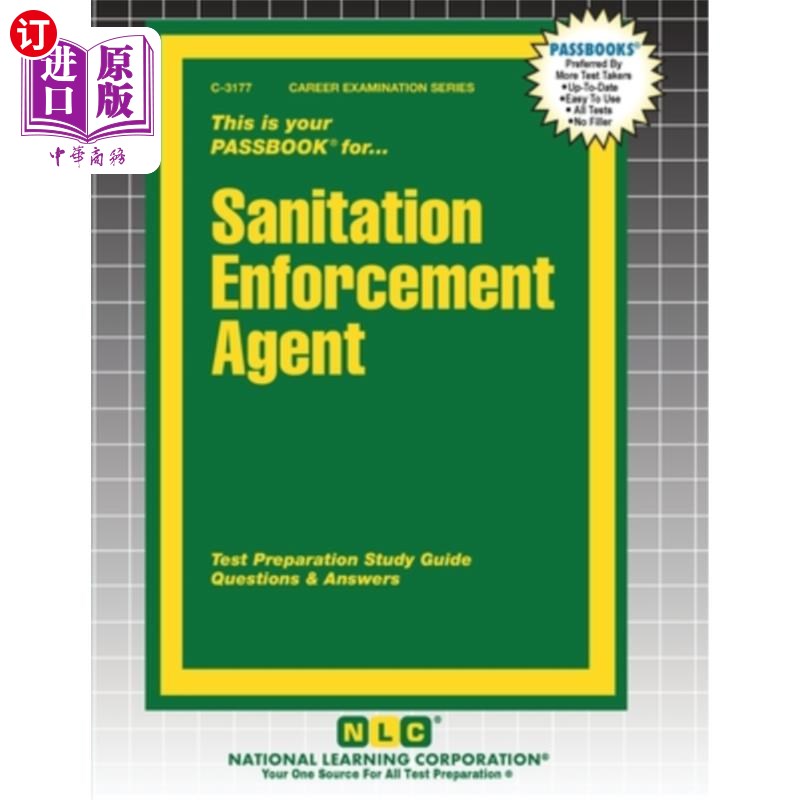 海外直订Sanitation Enforcement Agent 卫生执法人员