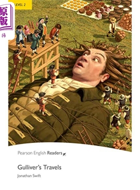 Pearson English readers格列佛游记Gullivers Travels培生英语分级读物2级 初中-高中 蓝思值580L中心词600 原版【中商原版?