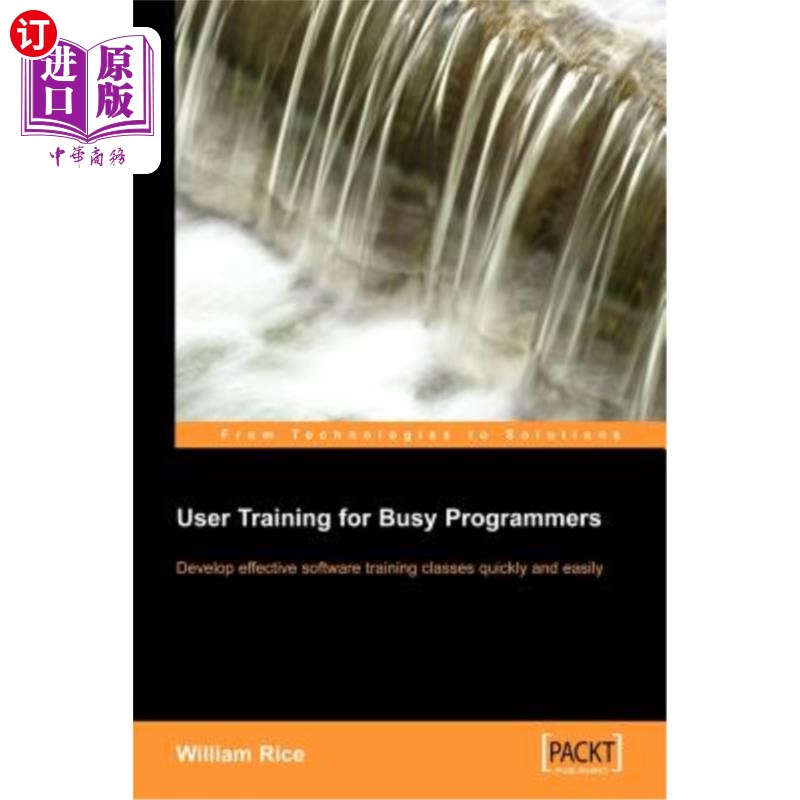 海外直订User Training for Busy Programmers 为忙碌的程序员提供用户培训