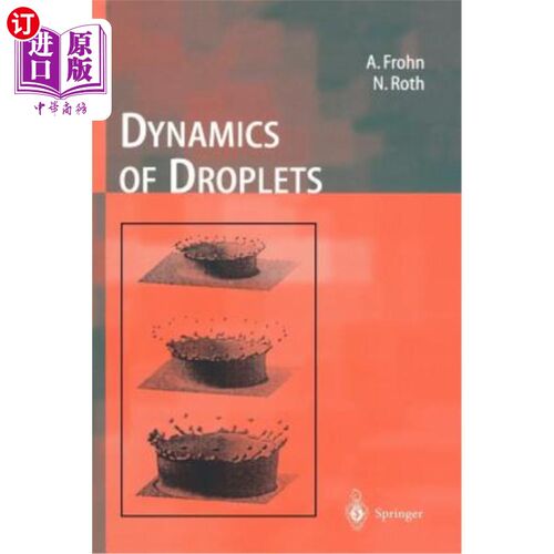 海外直订Dynamics of Droplets 液滴动力学