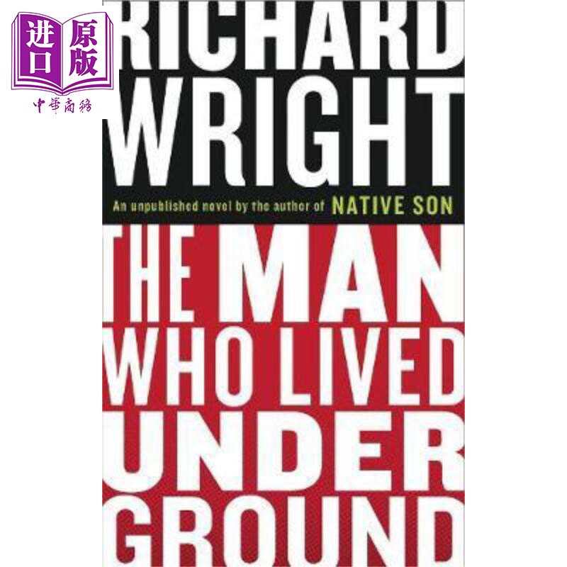 现货 理查德 赖特 住在地下的人 The Man Who Lived Underground 英文原版 Richard Wright【中商原版】