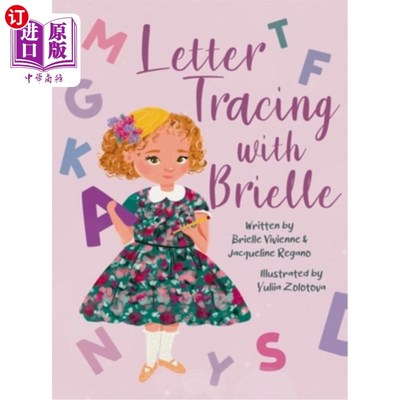 海外直订Letter Tracing with Brielle 字母追踪与布瑞尔