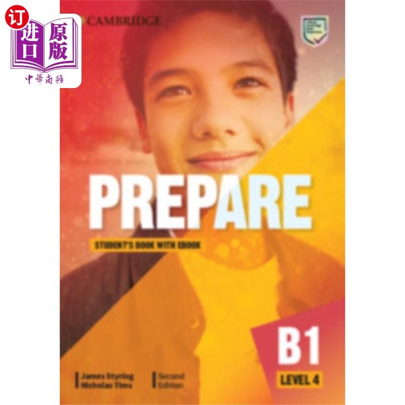海外直订Prepare Level 4 Student's Book with eBook 准备四级学生课本和电子书