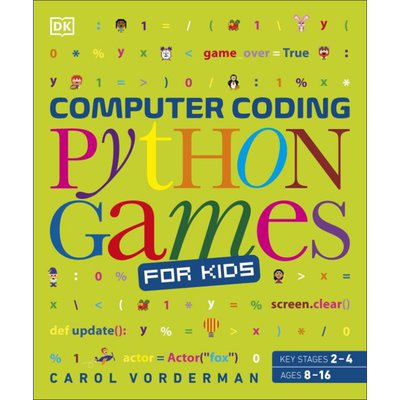 Computer Coding Python Games for Kids DK小小编程家 儿童计算机编码语言 Python 游戏代码教程 英文原版进口【中商原版】