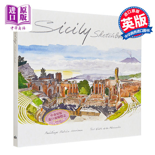 Sicily Sketchbook 进口艺术 西西里岛写生簿 水彩绘画画册画集【中商原版】