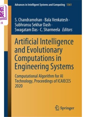 海外直订Artificial Intelligence and Evolutionary Computations in Engineering Systems: Co 工程系统中的人工智能和进化计算