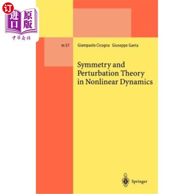 海外直订Symmetry and Perturbation Theory in Nonlinear Dynamics 非线性动力学中的对称性与摄动理论