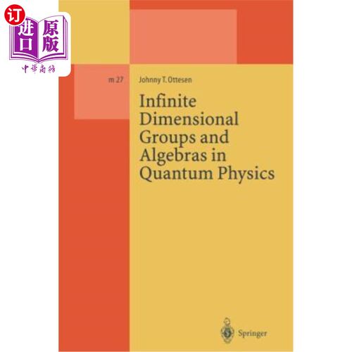海外直订Infinite Dimensional Groups and Algebras in Quantum Physics 量子物理中的无限维群与代数