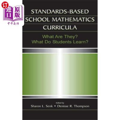 海外直订Standards-based School Mathematics Curricula 基于标准的学校数学课程