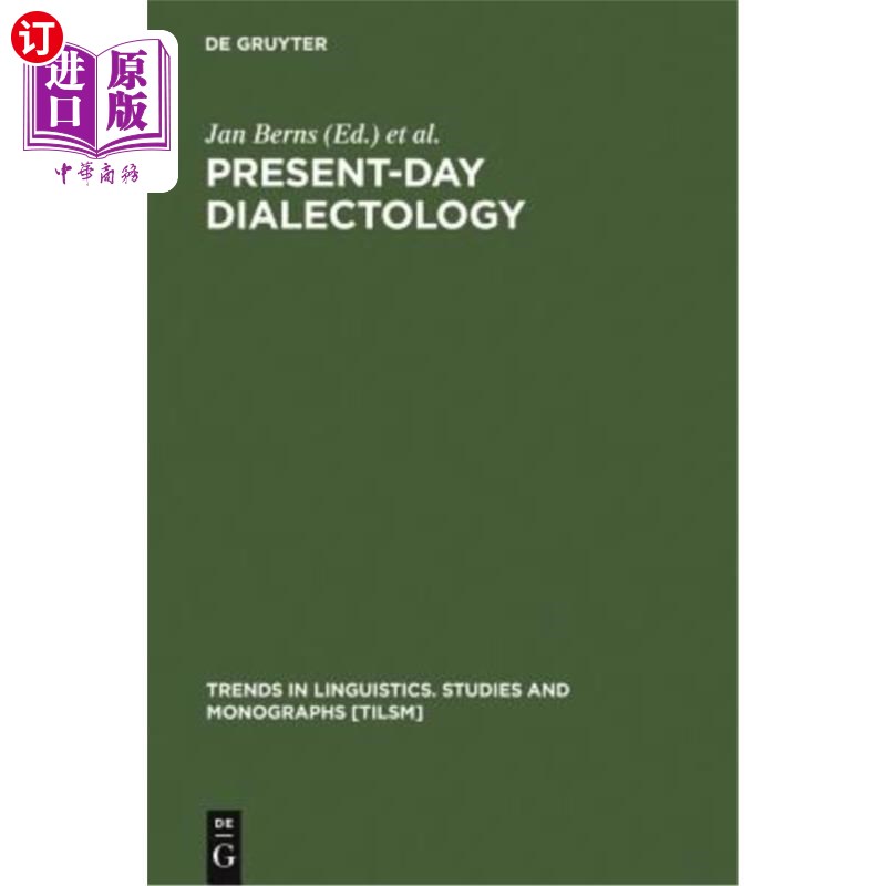海外直订Present-day Dialectology 今天的方言研究
