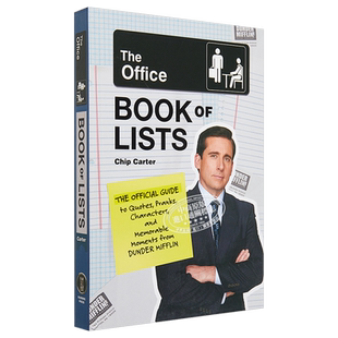 美剧 办公室 官方指南 英文原版 The Office Book of Lists The Official Guide to Quotes Pranks Chip Carter【中商原版】