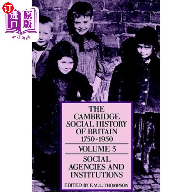 海外直订The Cambridge Social History of Britain, 1750-1950 英国剑桥社会史,1750-1950年