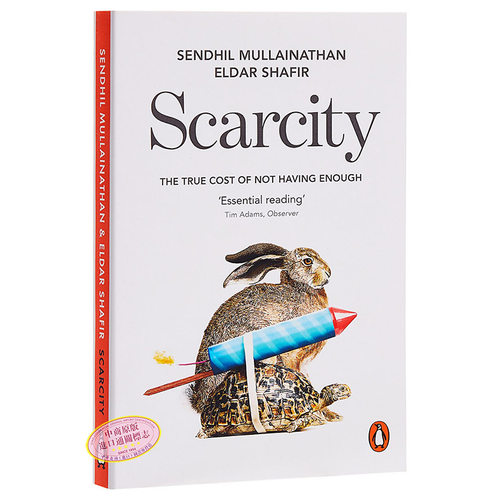 【中商原版】稀缺 英文原版 Scarcity: The True Cost of Not Having Enough