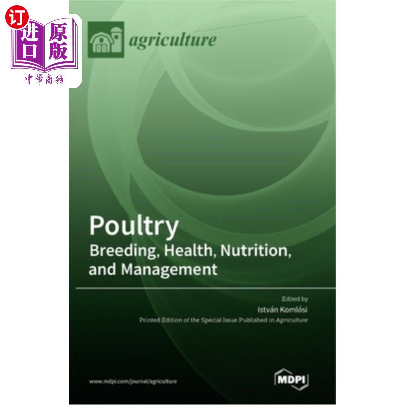 海外直订Poultry: Breeding, Health, Nutrition, and Management 家禽:育种、健康、营养和管理