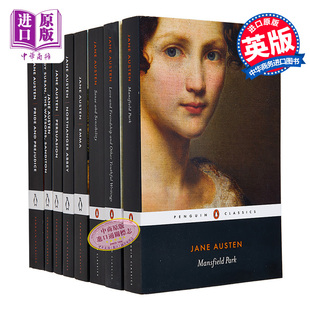 预售 理智与情感 傲慢与偏见 Jane 中商原版 曼菲尔德庄园 英文原版 诺桑觉寺 劝导 艾玛 简奥斯汀作品8本套装 Austen