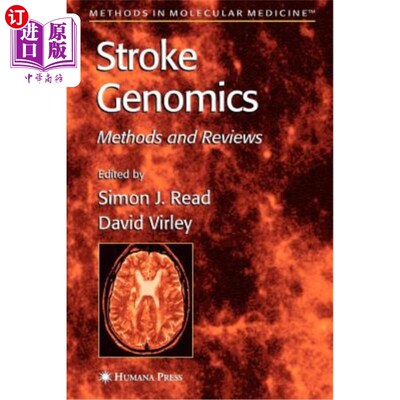海外直订医药图书Stroke Genomics: Methods and Reviews 中风基因组学：方法与综述