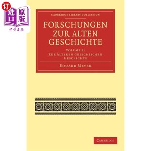 Geschichte 海外直订德语 Alten zur 早期历史研究 Forschungen
