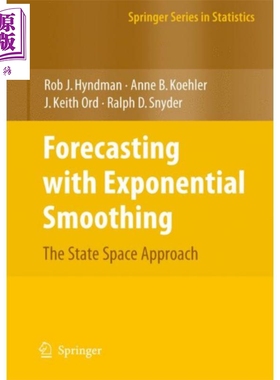 现货 指数平滑预测法 英文原版 Forecasting with Exponential Smoothing Rob Hyndman Anne B Koehler J Keith Ord【中商原版】