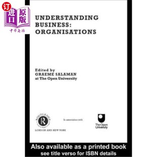 海外直订Understanding Business Organisations 了解业务组织