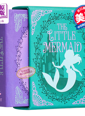 迪士尼小美人鱼 爱丽儿公主 迷你小书 Disney The Little Mermaid Tiny Book 英文原版 Brooke Vitale 【中商原版】
