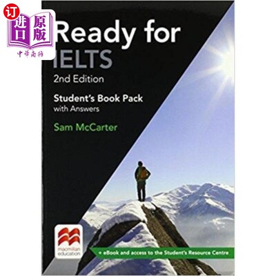 海外直订Ready for IELTS 2nd Edition Student's Book without Answers Pack 准备好雅思第二版学生用书无答案包了吗