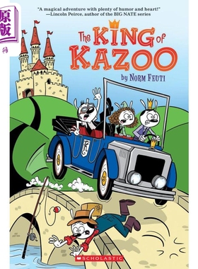预售 Norm Feuti The King of Kazoo 英文学乐桥梁漫画书卡祖笛之王 英文原版进口图书 小初文学 图画图像小说故事书【中商原版】