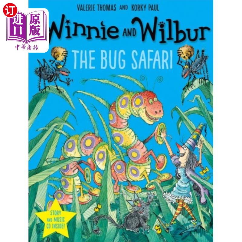 海外直订Winnie and Wilbur: The Bug Safari pb&cd 温妮和威尔伯:昆虫之旅pb&cd