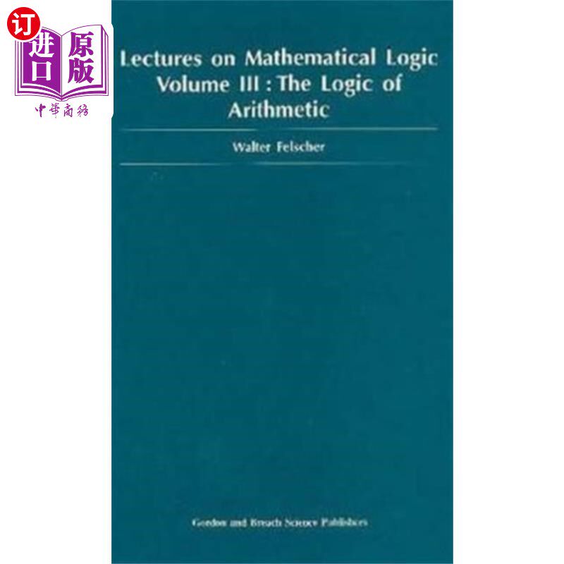 海外直订医药图书Logic of Arithmetic 算术逻辑