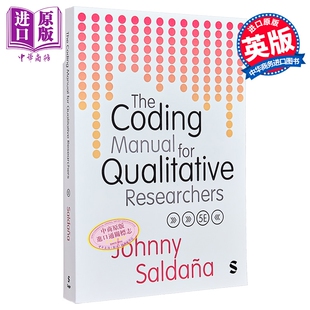 定性研究人员编码手册 第5版 修订版 The Coding Manual for Qualitative Researchers 英文原版 Johnny Saldana【中商原版】