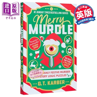 谜团谜题系列 圣诞谜团 Merry Murdle 25 Festive Murder Mystery Logic Puzzles 英文原版 GT Karber【中商原版】