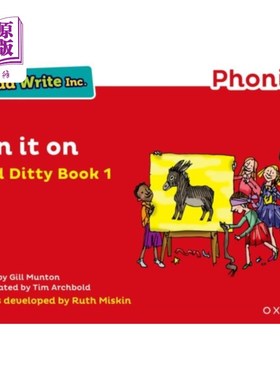 海外直订Read Write Inc. Phonics: Pin It On (Red Ditty Bo... Read Write公司自然拼读:把它钉上(红色小曲书1)