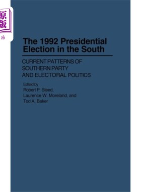 海外直订1992 Presidential Election in the South 1992年南方总统选举