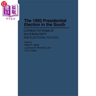 海外直订1992 Presidential Election in the South 1992年南方总统选举