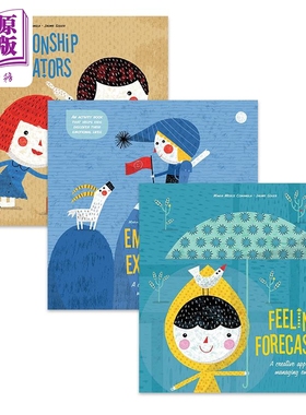 Jaume Soler 英文原版情绪管理绘本3册套装 Emotional Explorers Feelings Forecasters Relationship Navigators【中商原版】