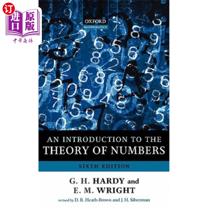 海外直订An Introduction to the Theory of Numbers 数论概论