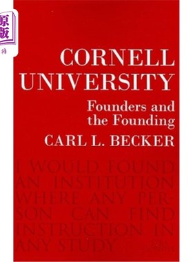 海外直订Cornell University: Founders and the Founding 康奈尔大学:创始人和创始