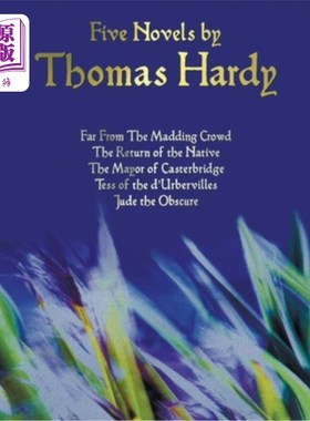 海外直订Five Novels by Thomas Hardy - Far from the Madding Crowd, the Return of the Nati 托马斯·哈代的五部小说——