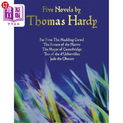 海外直订Five Novels by Thomas Hardy - Far from the Madding Crowd, the Return of the Nati 托马斯·哈代的五部小说——