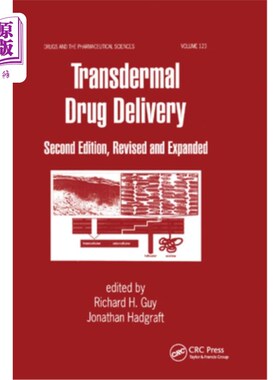 海外直订医药图书Transdermal Drug Delivery Systems: Revised and Expanded 经皮给药系统:修订和扩展
