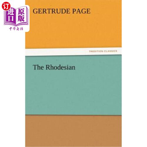 海外直订The Rhodesian 罗得西亚人