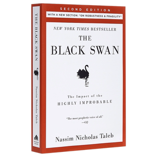 黑天鹅 如何应对不可预知的未来 英文原版 The Black Swan Nassim Nicholas Taleb Random 纳西姆尼古拉斯塔勒布 黑天鹅书 英