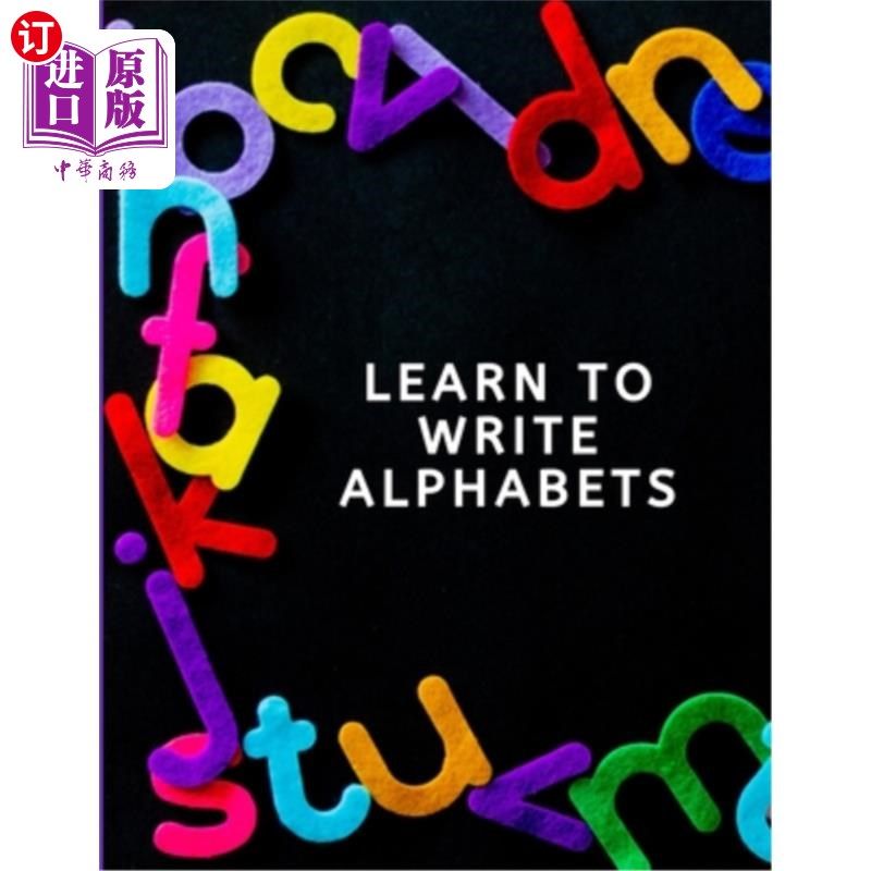 海外直订Learn to Write: Alphabets 学习写字:字母