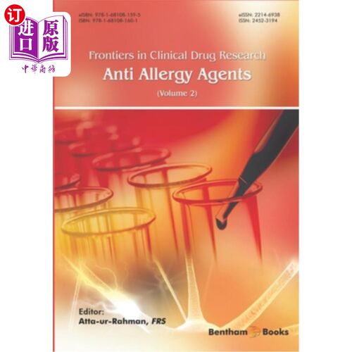 海外直订医药图书Frontiers in Clinical Drug Research - Anti-Allergy Agents: Volume 2 临床药物研究前沿-抗过敏药物：第
